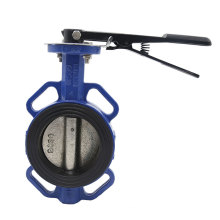 China Manufacturing ANSI PN16 DN50 Ductile Iron Manual Wafer Butterfly Valve